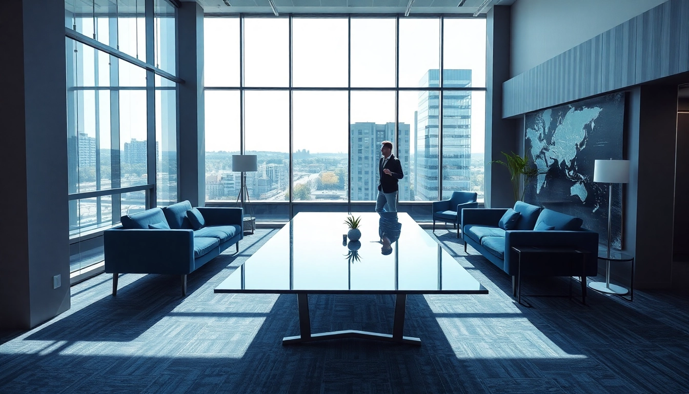 Headhunter Saarbrücken in einem modernen Büro während eines Gesprächs mit einem Kandidaten.