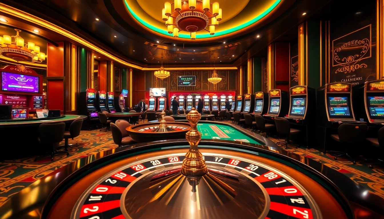 Người chơi tận hưởng thời gian tại casino LUCK8、LUCKY8 với các trò roulette và poker.