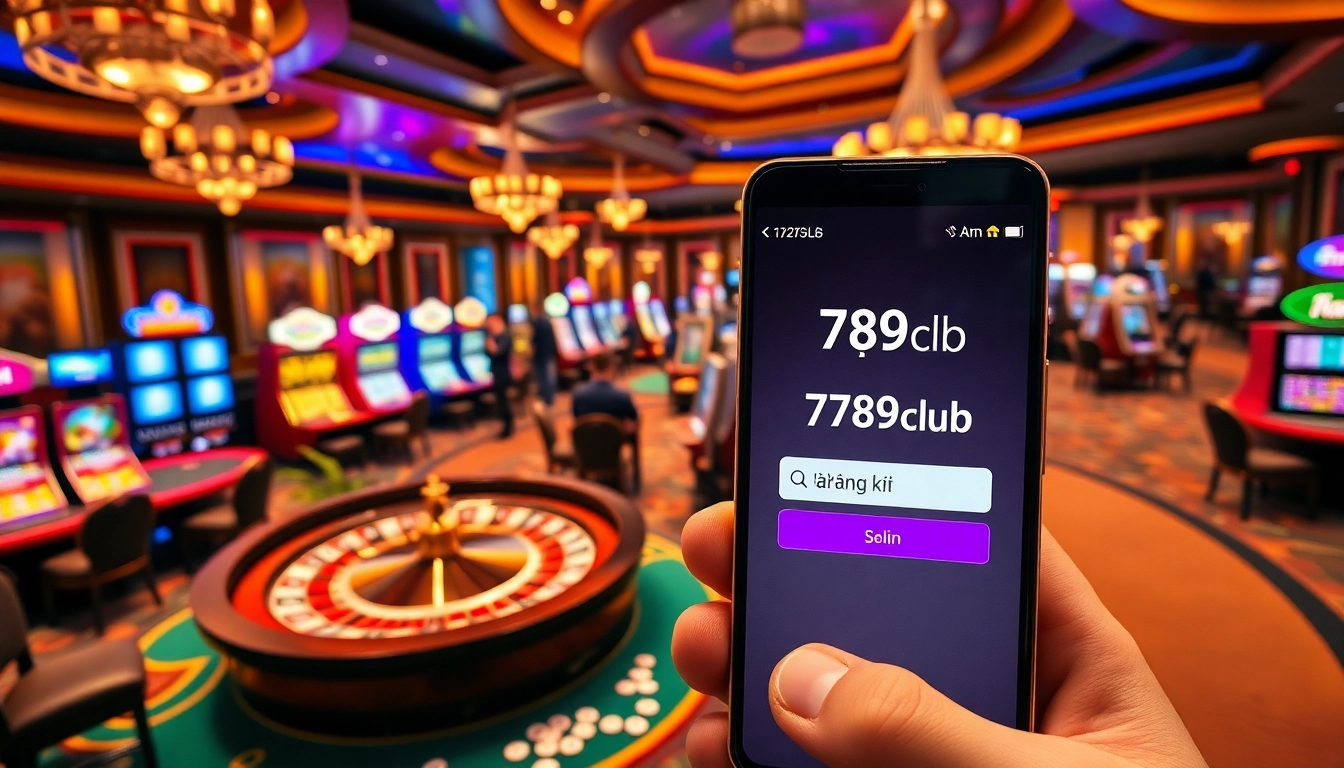 Experience the excitement of đăng ký 789club with vibrant online casino visuals.